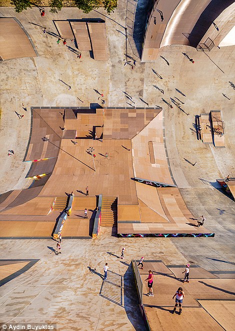 fotografías aéreas skatepark