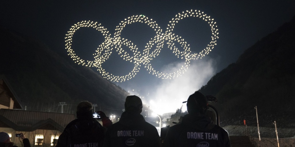 Intel Olympic Drones